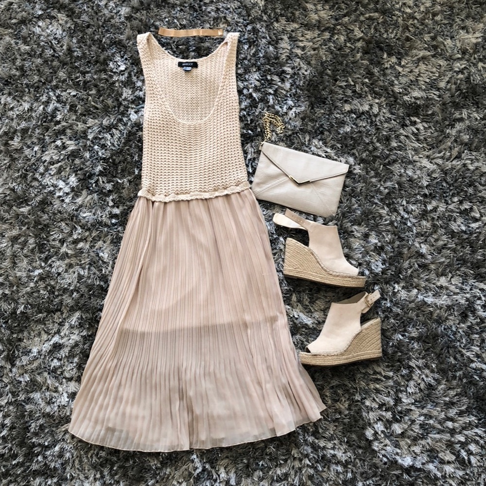 Cream Midi Dress